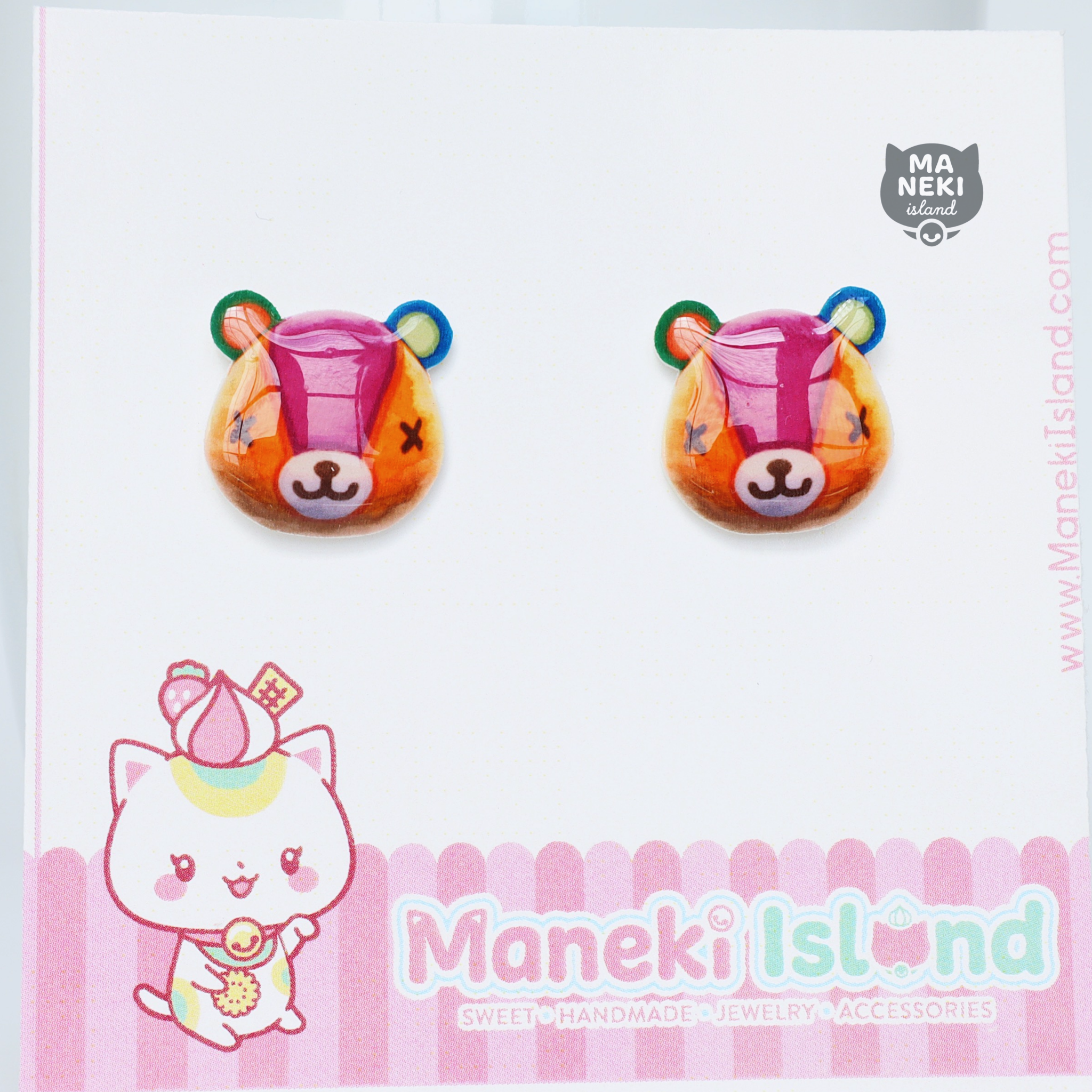 Animal Crossing Stitches Stud Earrings