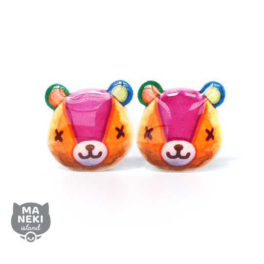 Animal Crossing Stitches Stud Earrings