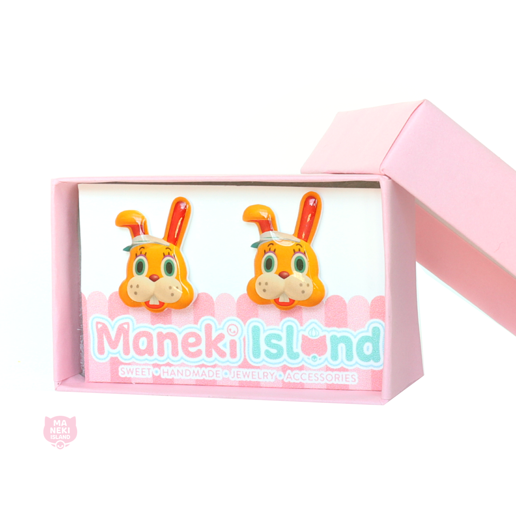Animal Crossing Zipper T Stud Earrings